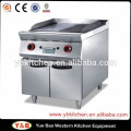 Vertical Commercial Stainless Steel Gas Griddle With Big Cabinet